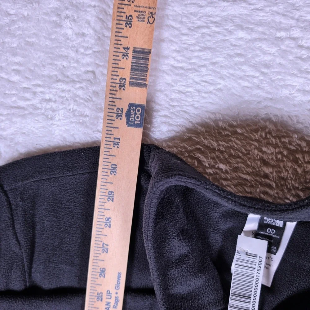 The North Face Anchor Full Zip Mens XXL Black L/S Circular Design NF0A87RH4H0